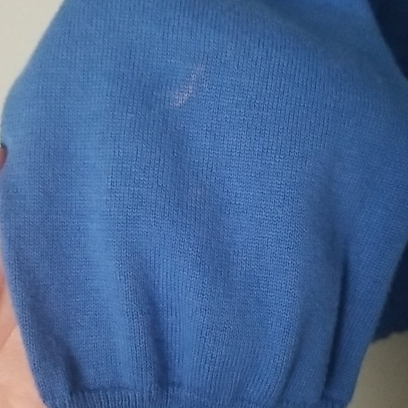 Lane Bryant Casual Fall Blue Button Front V Neck Cardigan 14/16 - Picture 5 of 6